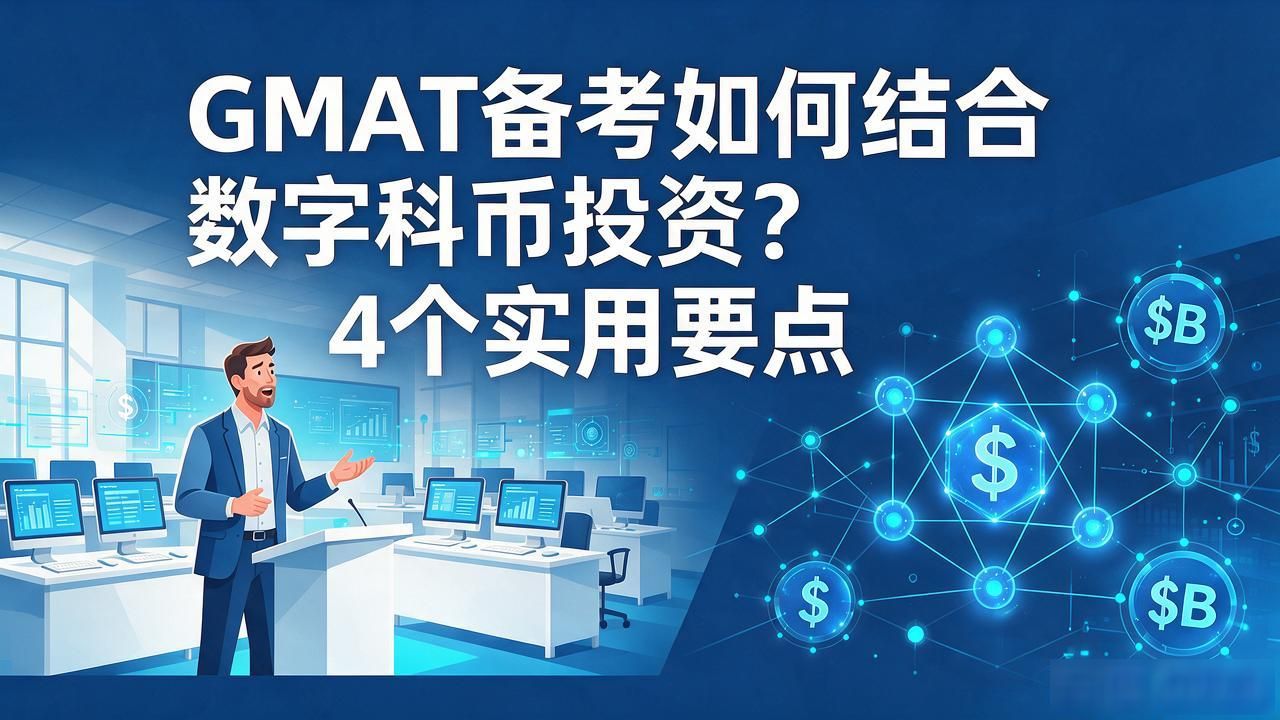 GMAT备考如何结合数字货币投资？4个实用要点