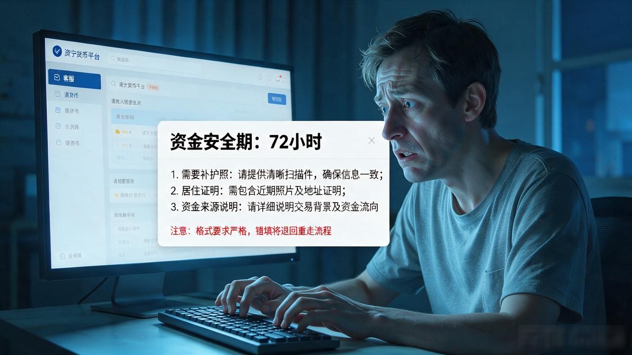 数字货币平台封号，账户资金全被冻住，普通人怎么一步步把钱要回来