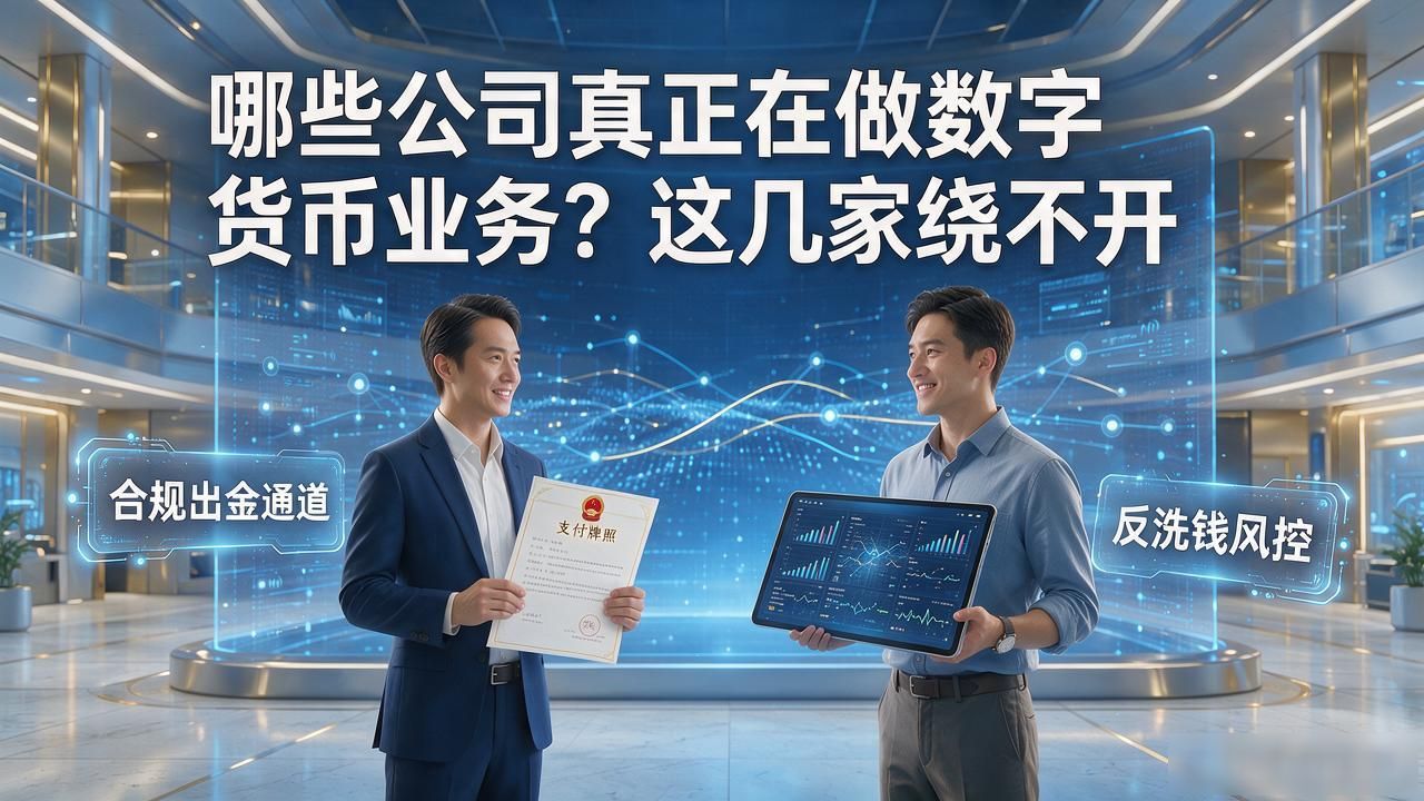 哪些公司真正在做数字货币业务？这几家绕不开