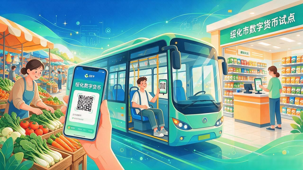 绥化数字货币试点来了