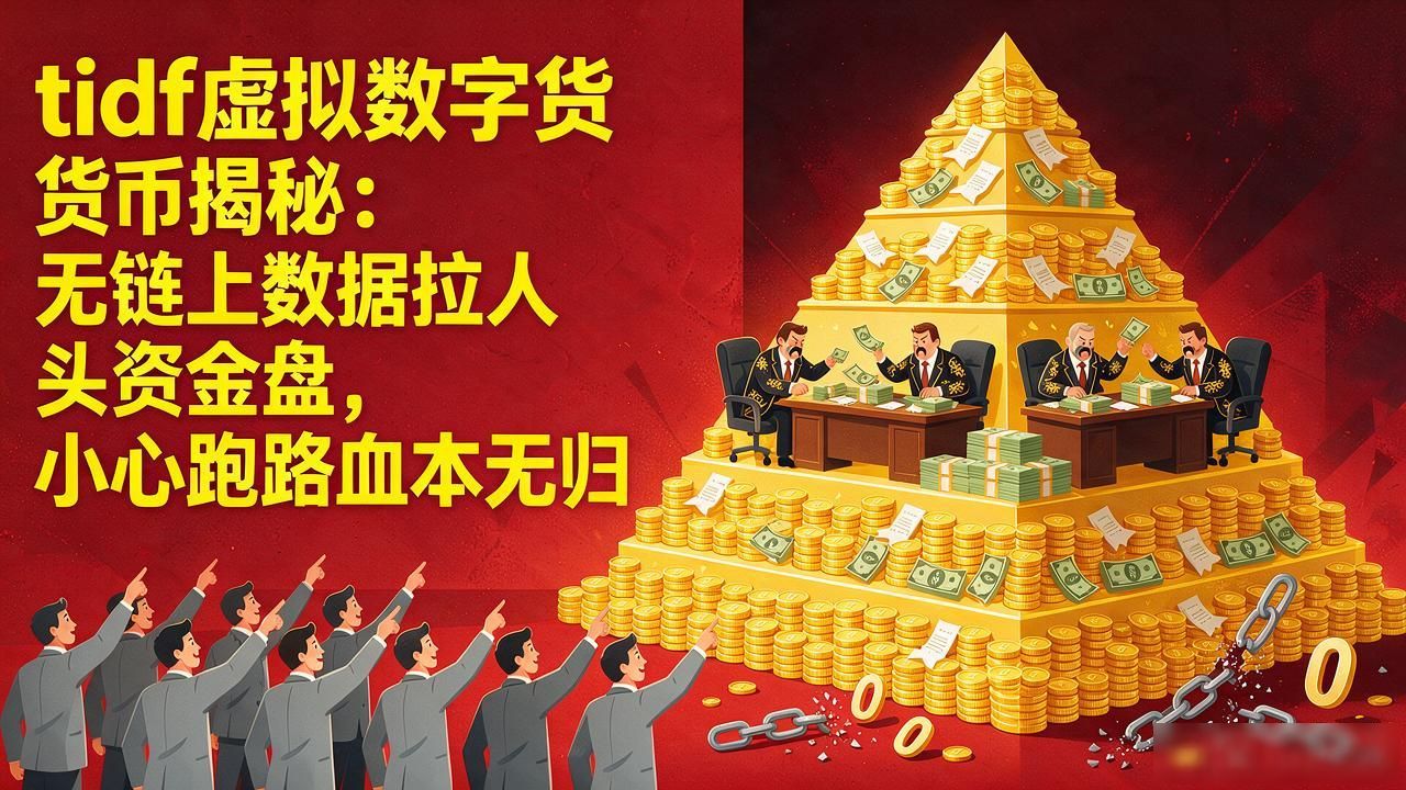 tidf虚拟数字货币揭秘：无链上数据拉人头资金盘，小心跑路血本无归