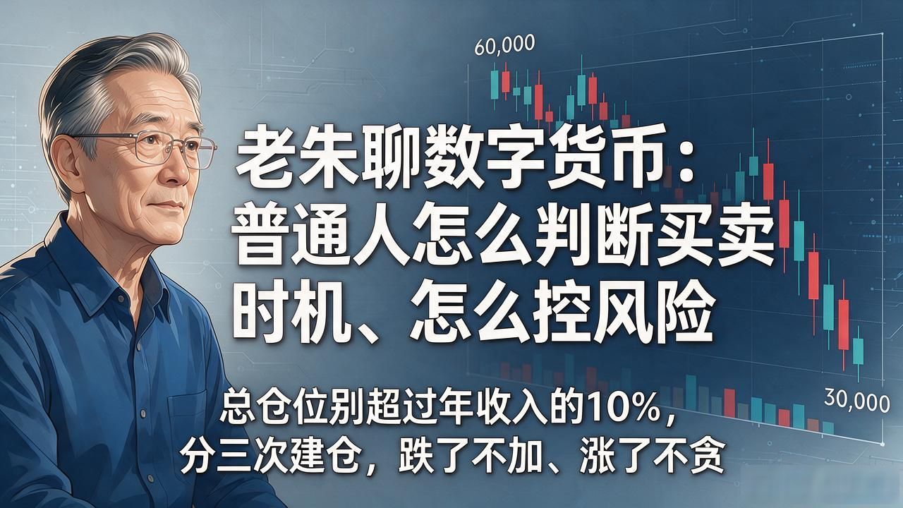 老朱聊数字货币：普通人怎么判断买卖时机、怎么控风险