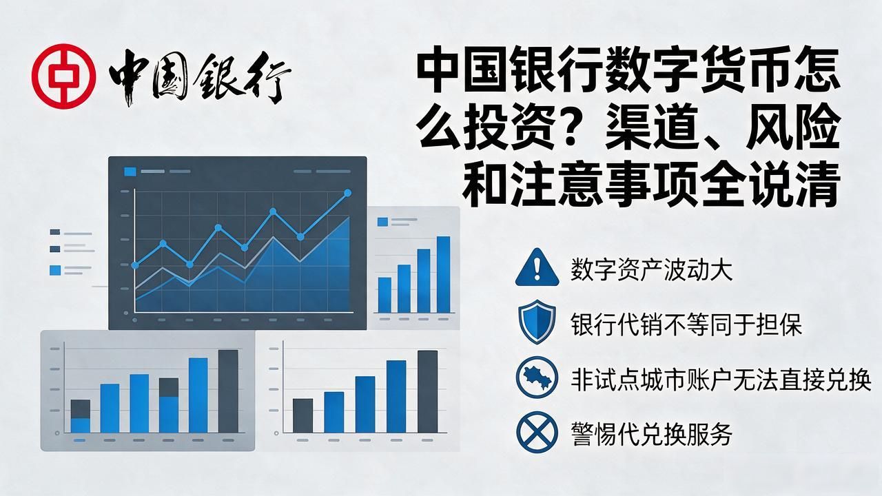 中国银行数字货币怎么投资？渠道、风险和注意事项全说清