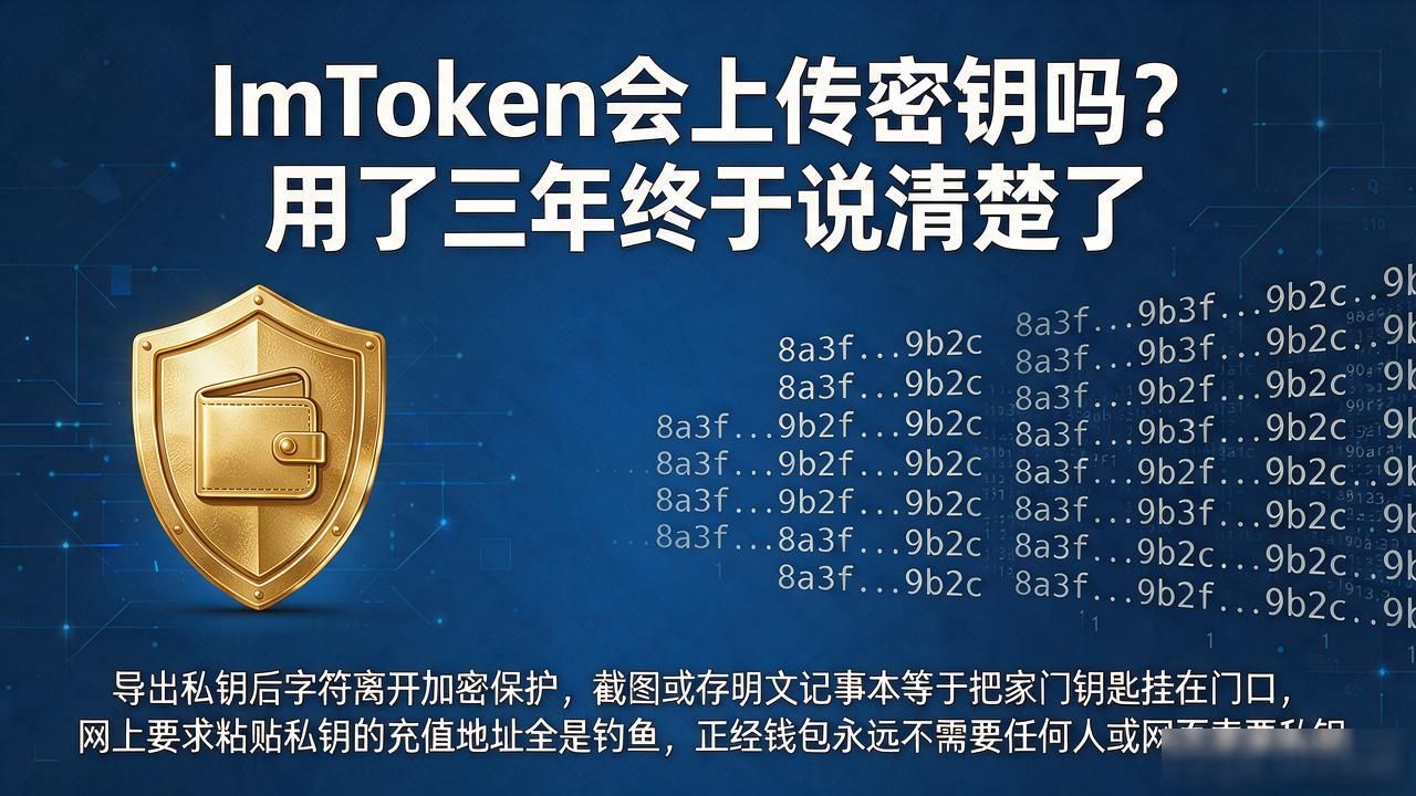 ImToken会上传密钥吗？用了三年终于说清楚了