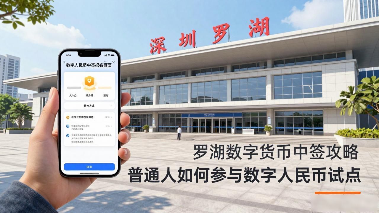 罗湖数字货币中签攻略：普通人如何参与数字人民币试点
