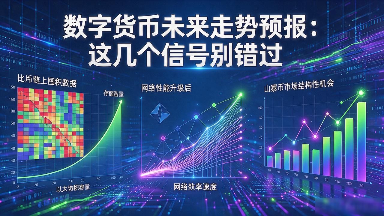 数字货币未来走势预报：这几个信号别错过