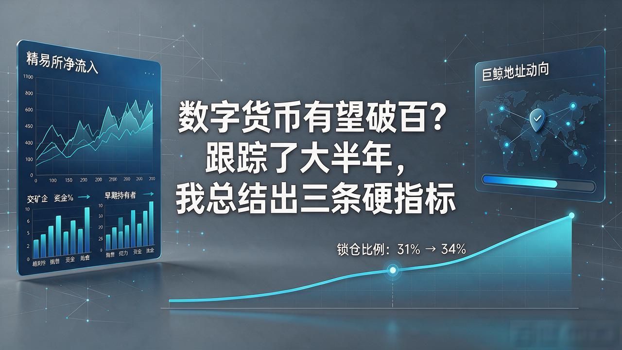 数字货币有望破百？跟踪了大半年，我总结出三条硬指标