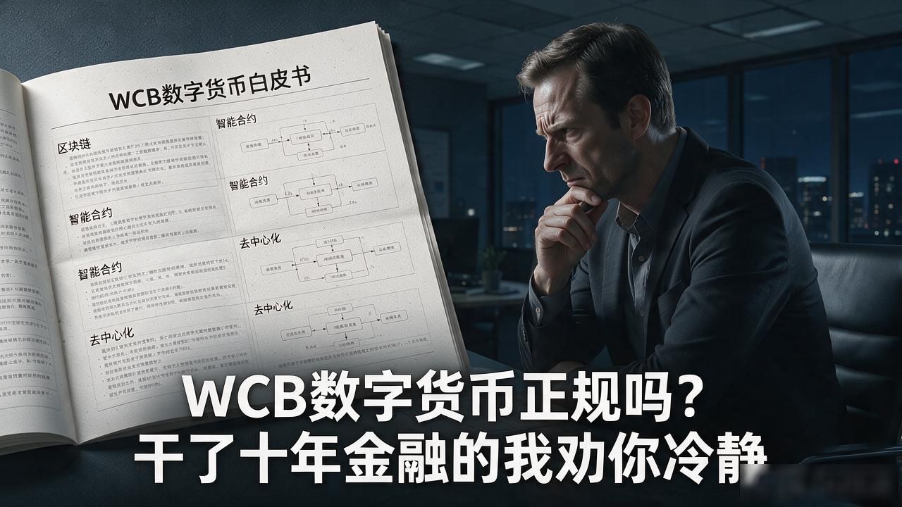 WCB数字货币正规吗？干了十年金融的我劝你冷静
