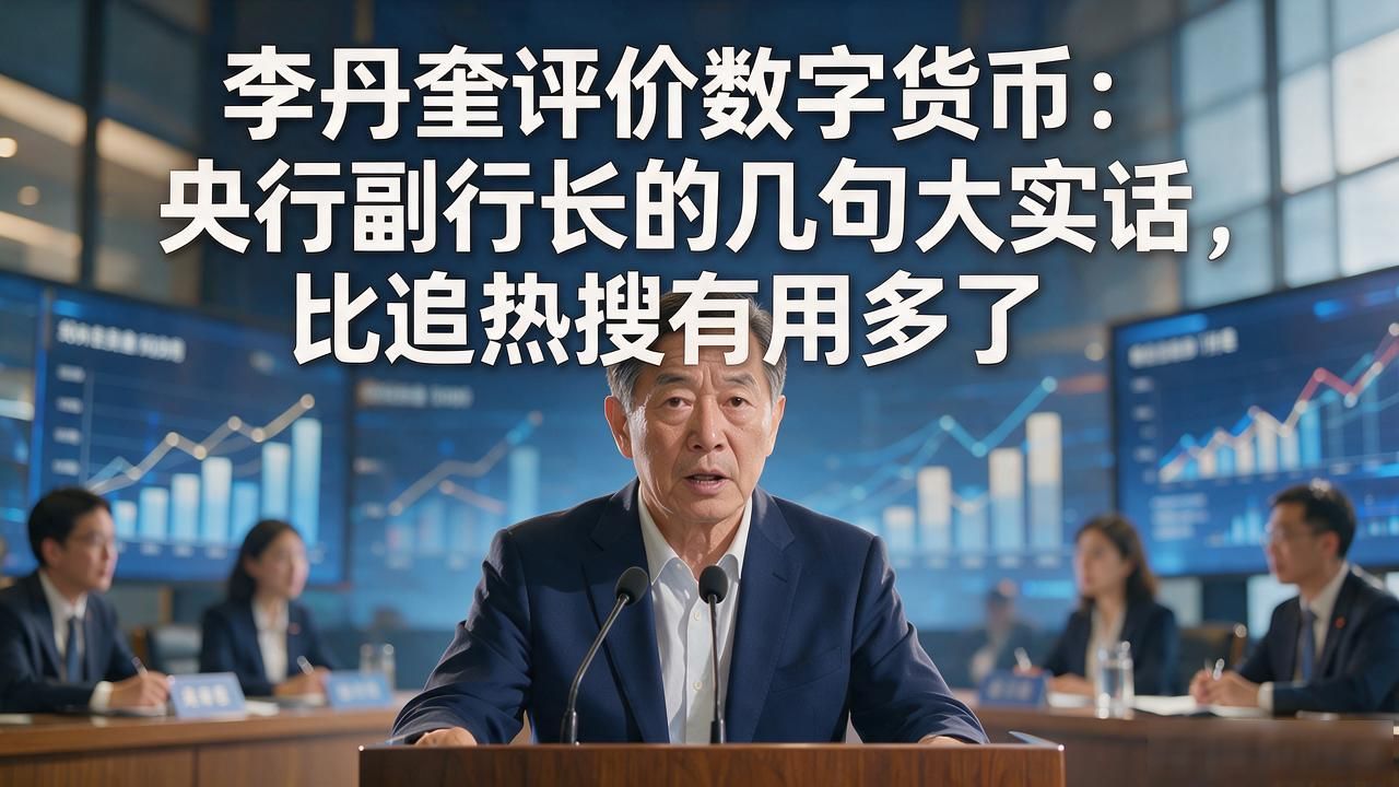 李丹奎评价数字货币：央行副行长的几句大实话，比追热搜有用多了