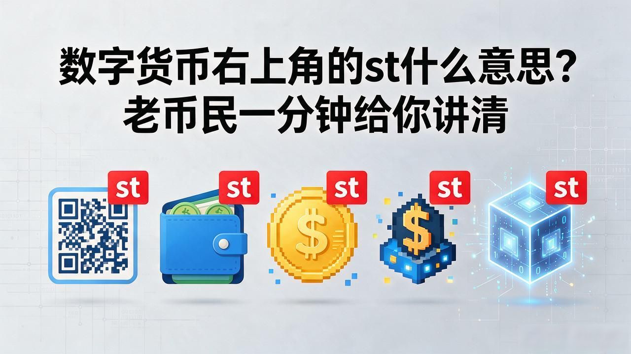 数字货币右上角的st什么意思？老币民一分钟给你讲清