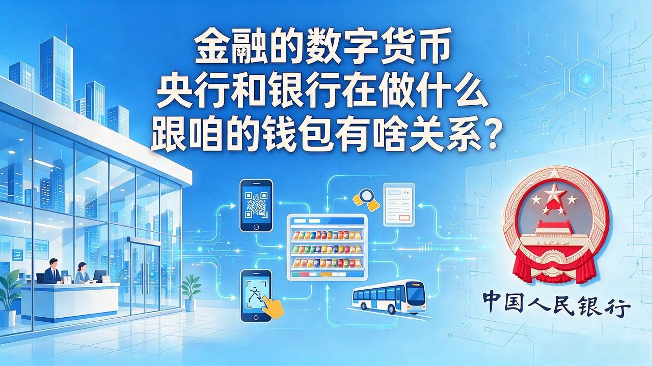 金融的数字货币 央行和银行在做什么 跟咱的钱包有啥关系
