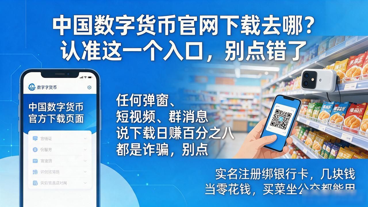 中国数字货币官网下载去哪？认准这一个入口，别点错了