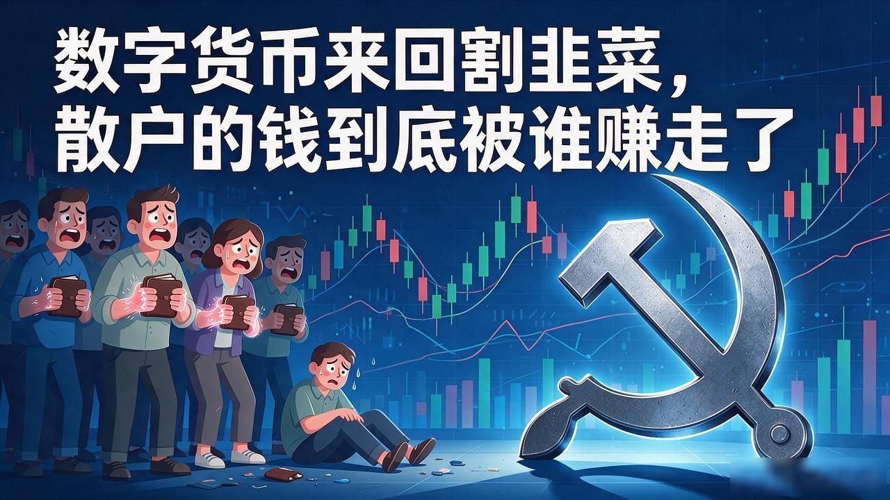 数字货币来回割韭菜，散户的钱到底被谁赚走了