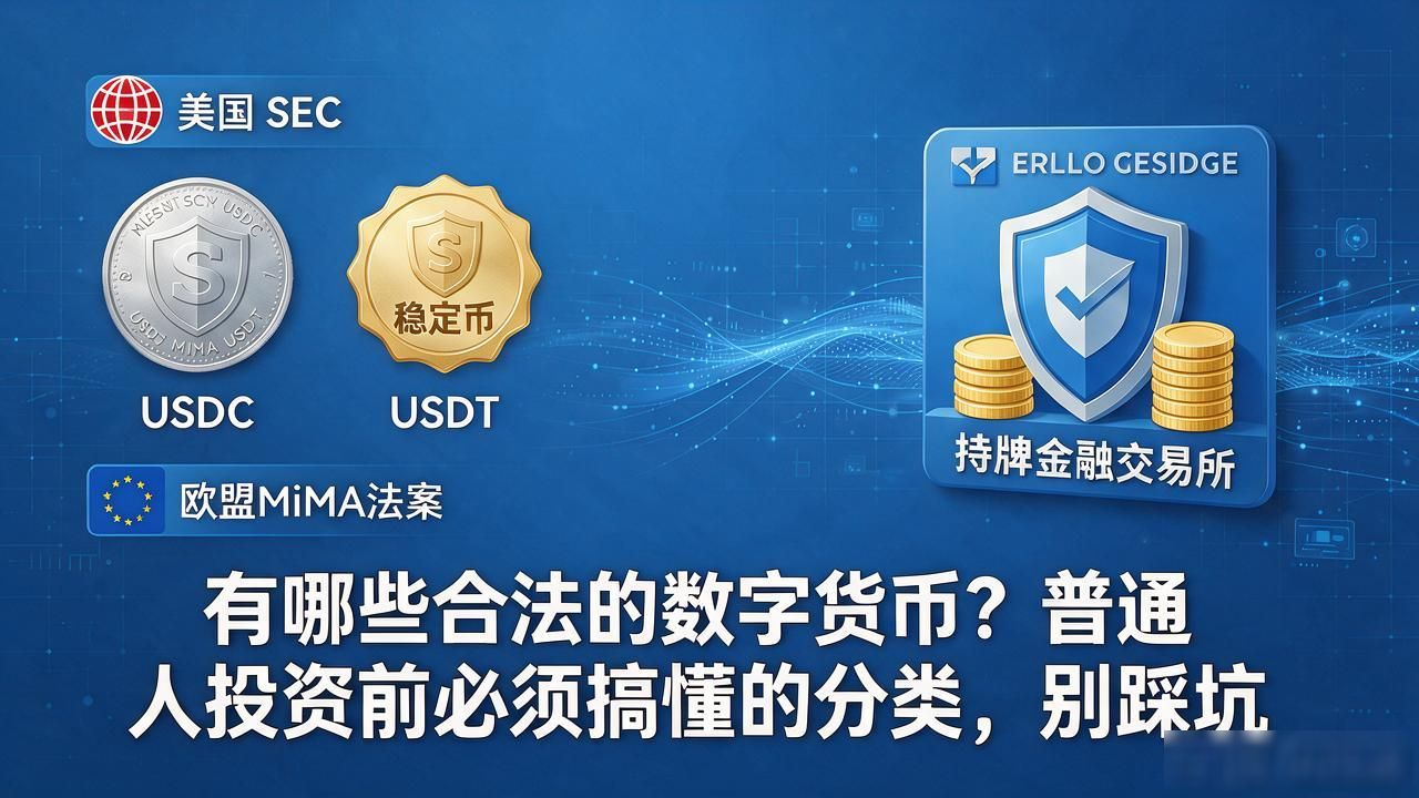 有哪些合法的数字货币？普通人投资前必须搞懂的分类，别踩坑