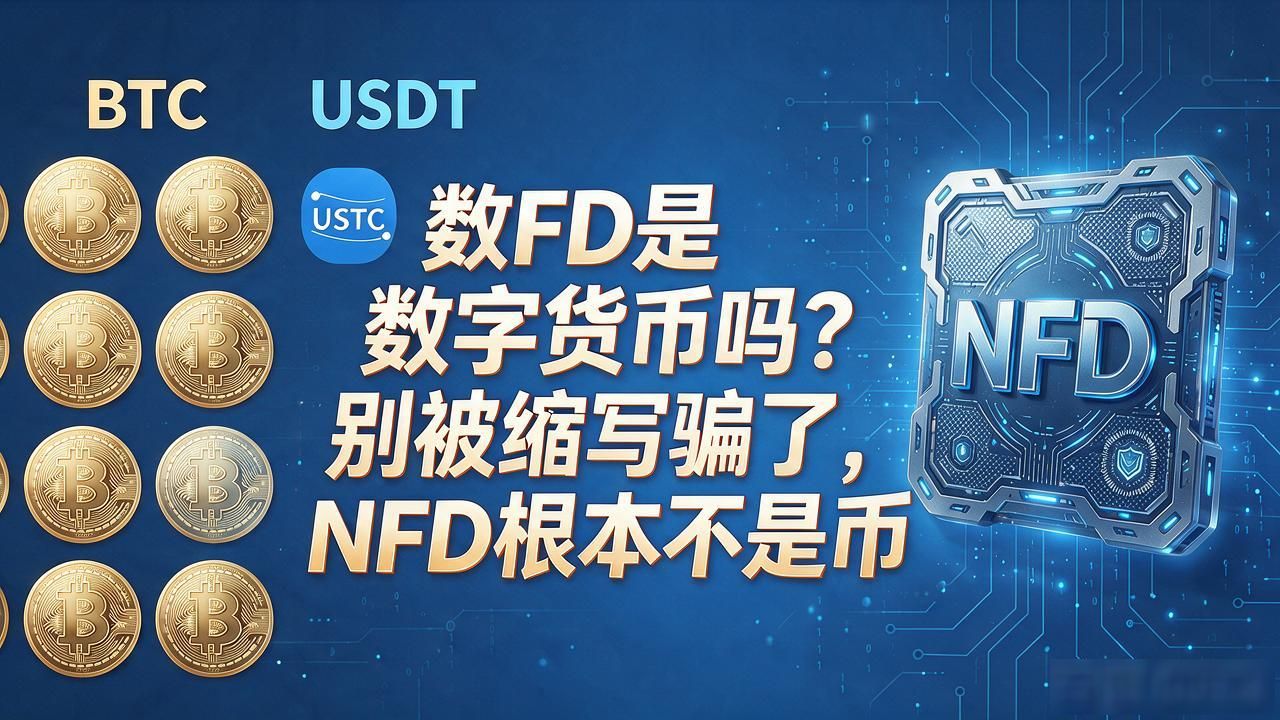 NFD是数字货币吗？别被缩写骗了，NFD根本不是币