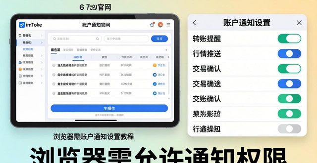 imToken官方账户通知设置教程